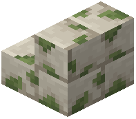 Mossy Livingrock Brick Stairs