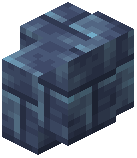Cut Asurine Brick Wall