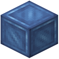 Blue Dark Metal Block