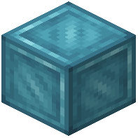 Light Blue Dark Metal Block