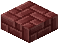 Small Netherrack Brick Slab