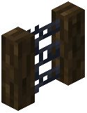 Chain Link Dark Oak Fence