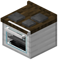 Dark Oak Counter Oven