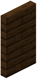 Dark Oak Planks Hidden Door