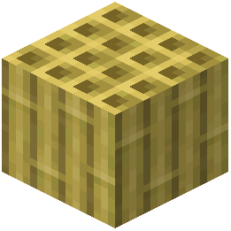 Block of Stripped Bamboo