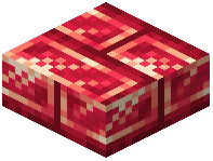 Ruby Crystal Bricks Slab